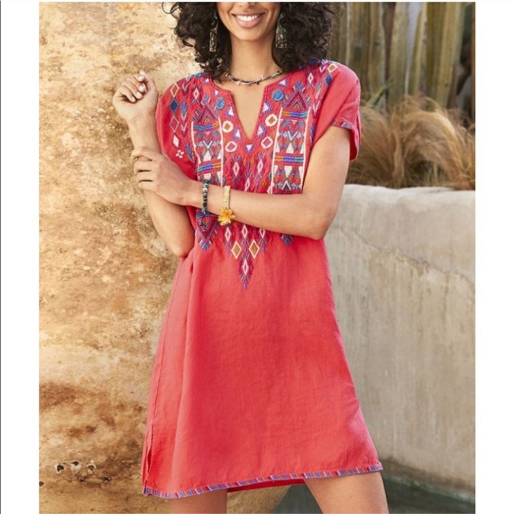 Johnny Was Etienne Easy Tunic Dress linen